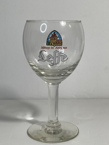 Leffe belgian beer glass - leffe,