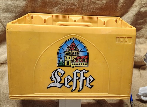 Leffe beer plastic crate - beer,