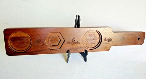 Wood beer flight sampler board - wood,